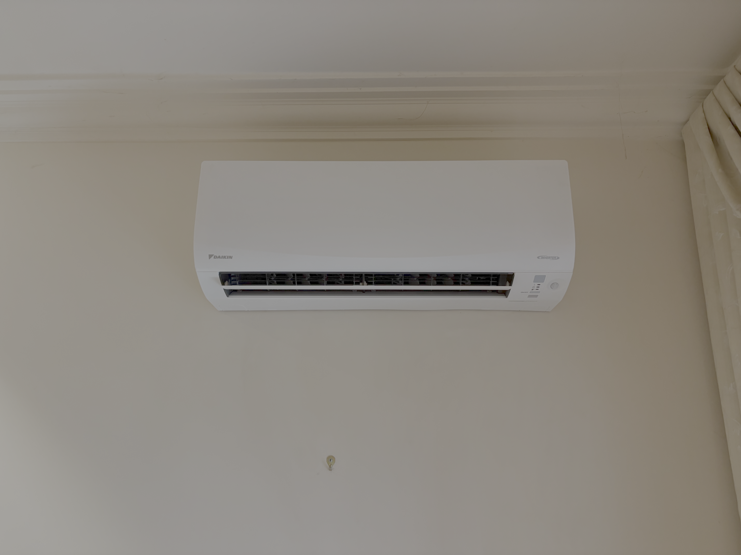 Daikin indoor split system mounted on the wall