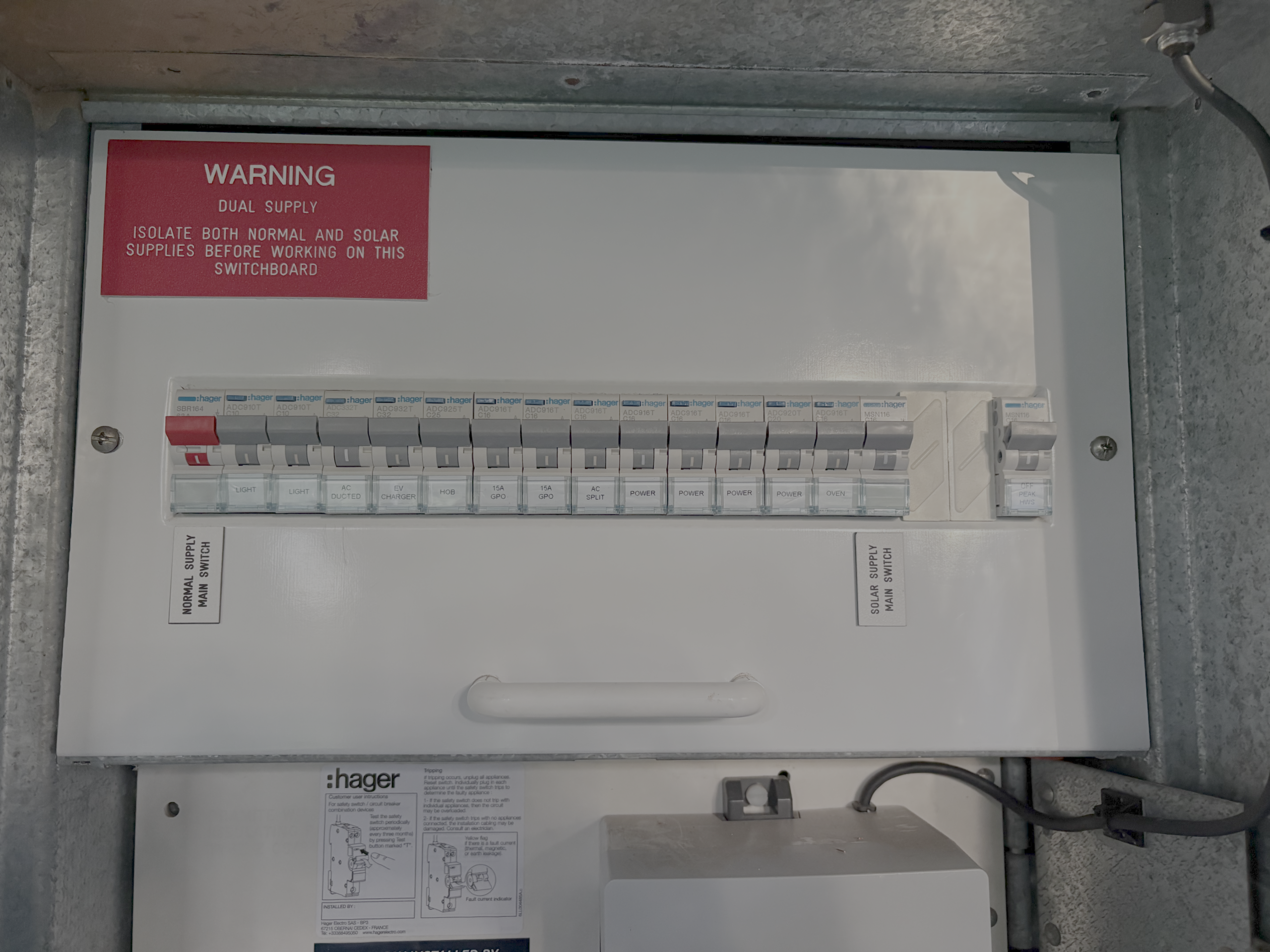 Hager Switchboard Upgrade